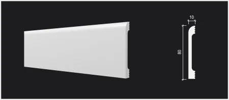 Плинтус напольный DECOR DIZAYN DD736(2.4m)