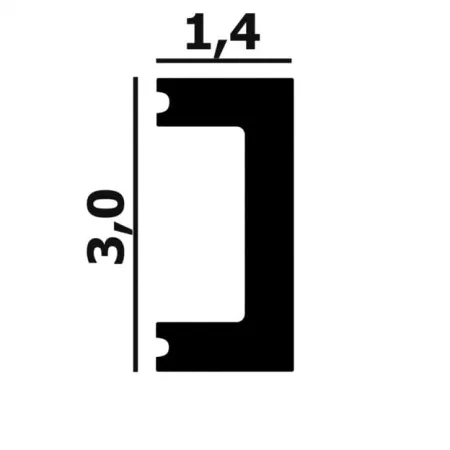 Молдинг Перфект Plus Р123-2800