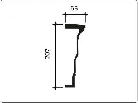 Фасадный декор архитрав Европласт 4.04.301