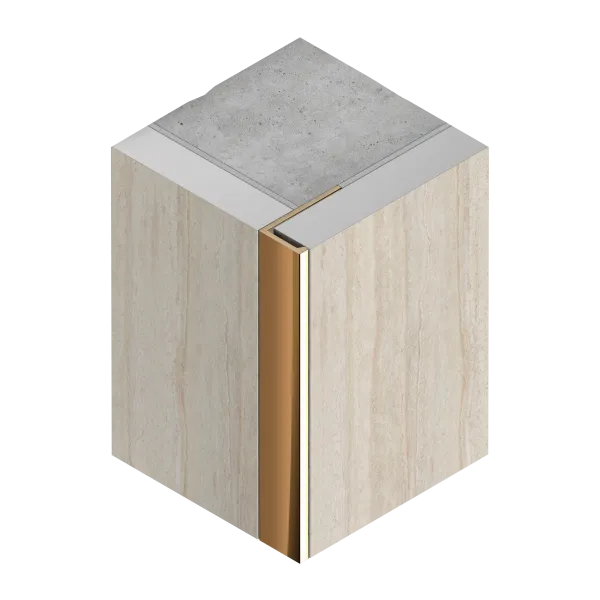 Профиль L-образный латунь 8мм NEEXY (антик медь светлая)