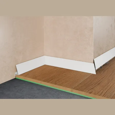 Микроплинтус Pro Design Corner 570 Белый муар