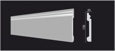 Плинтус напольный DECOR DIZAYN DD31