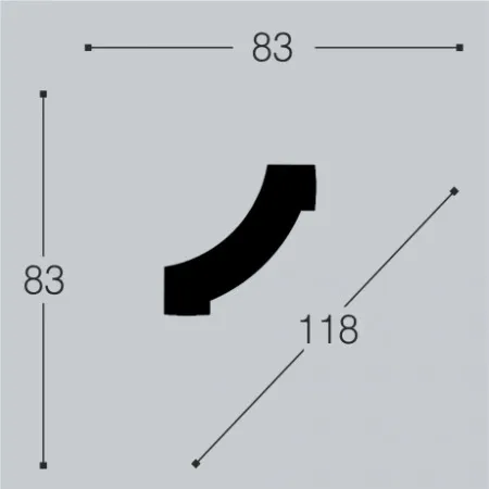 Угловой элемент Bello Deco М14/У1