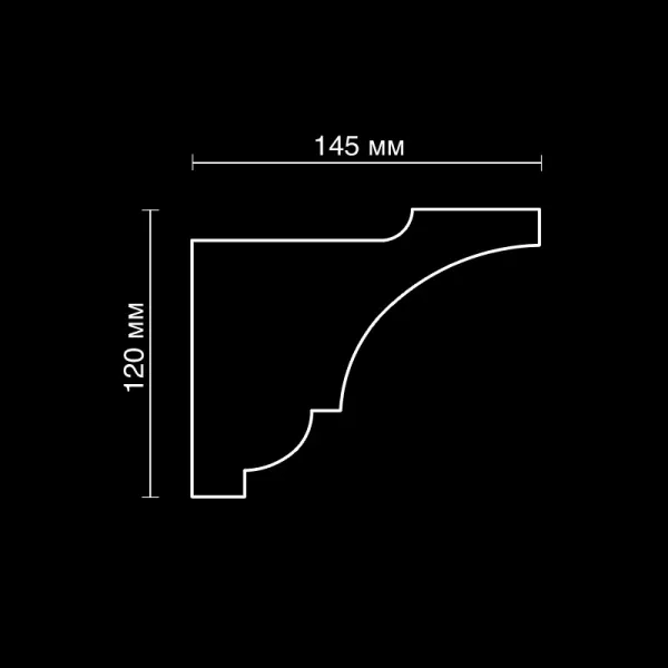 Карниз потолочный гипсовый Artpole SKTL131