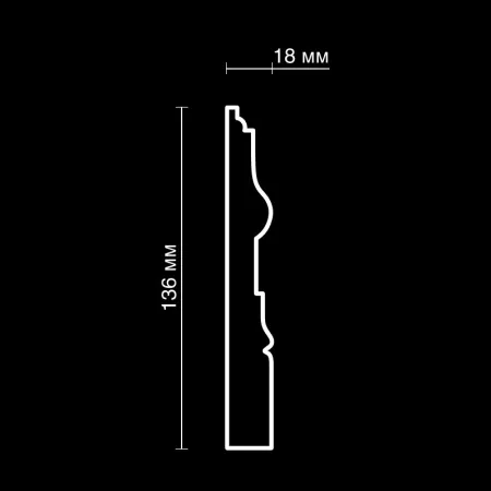 Плинтус напольный Artpole SPL11