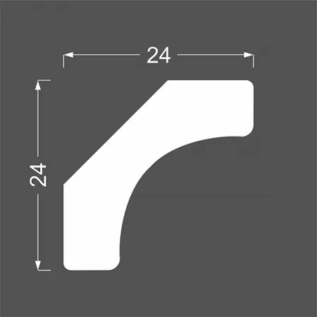 Карниз потолочный Ликорн К 2.33.12