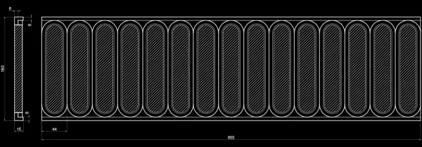Фриз гипсовый Artpole SF89V (вентиляционный)