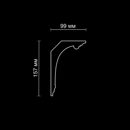Карниз потолочный гипсовый Artpole SKT419