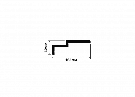 Карниз потолочный HIWOOD A165L