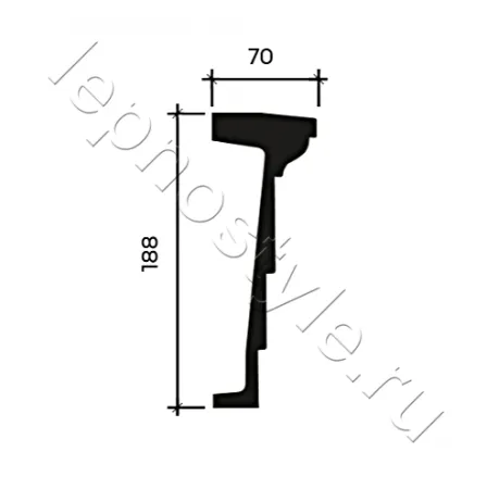 Фасадный декор архитрав Европласт 4.04.201