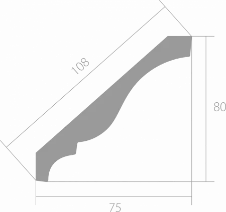 Карниз потолочный Ultrawood CR 0001