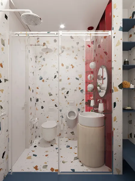 Разделительный теневой профиль D009A Медный