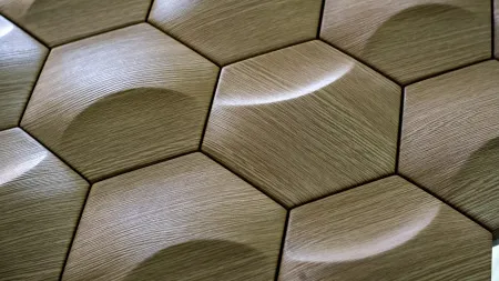 Гипсовая 3D панель Artpole HEKSA-button