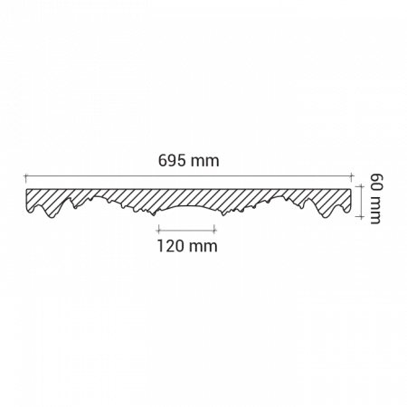 Розетка потолочная Европласт 1.56.001