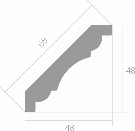 Карниз потолочный Ultrawood CR 015