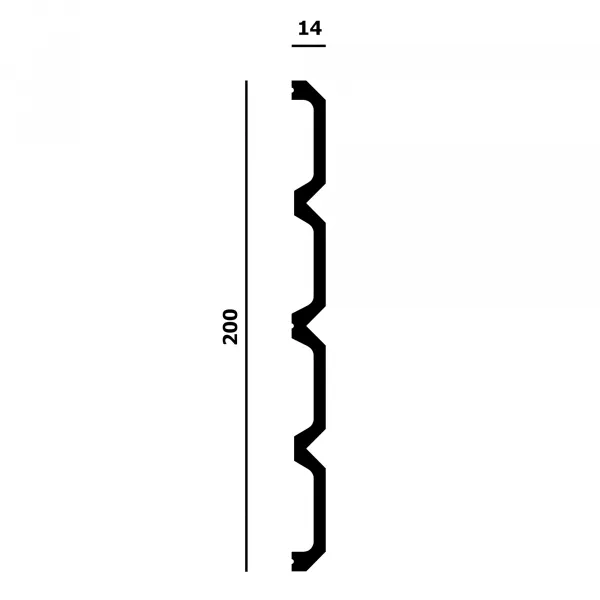 Декоративная панель Перфект Plus Р188-2800