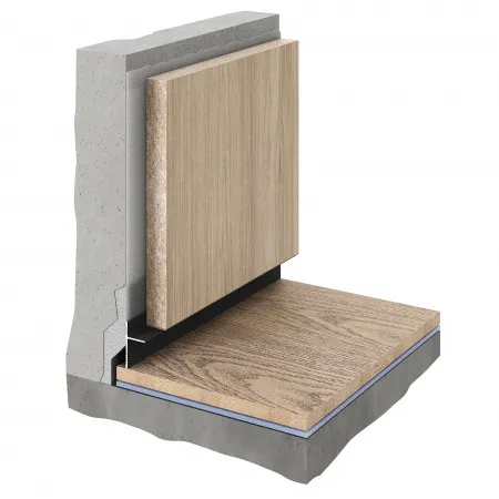 Универсальный теневой профиль D004.1A  Черный 