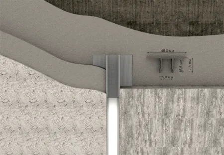 Декоративный стеновой профиль Pro Design 534 Не анодированный