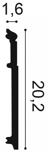 Плинтус напольный Orac Decor SX 156