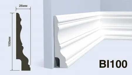 Плинтус напольный HIWOOD BI100