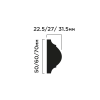 Молдинг HIWOOD D70