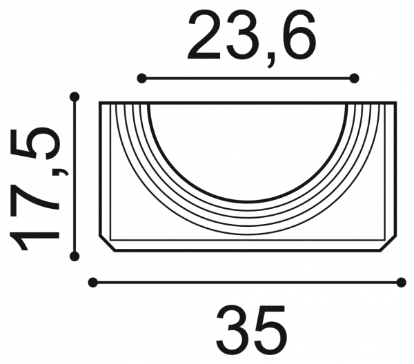 База полуколонны Orac Decor K1131
