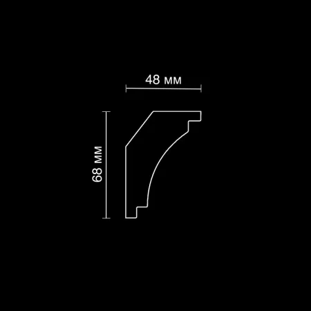 Карниз потолочный гипсовый Artpole SKT46