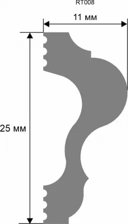 Молдинг Artiva RT008