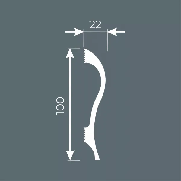 Плинтус напольный COSCA PX038