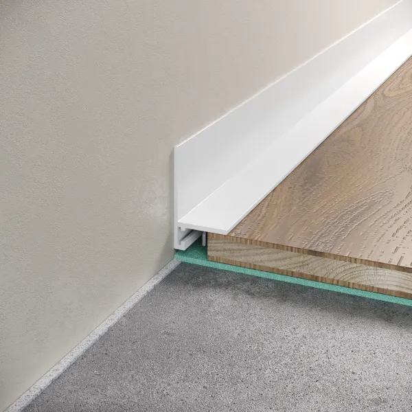 Микроплинтус LACONISTIQ Micro-L угловой Белый матовый