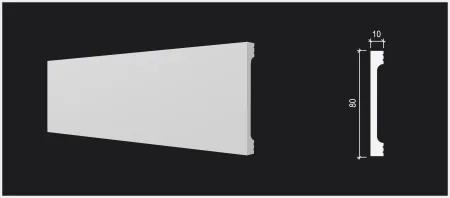 Плинтус напольный DECOR DIZAYN DD738(2.4m)