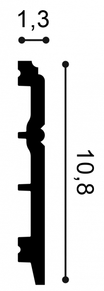 Плинтус напольный Orac Decor SX 105 Гибкий