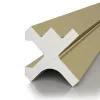 Разделительный теневой профиль D00X Латунный