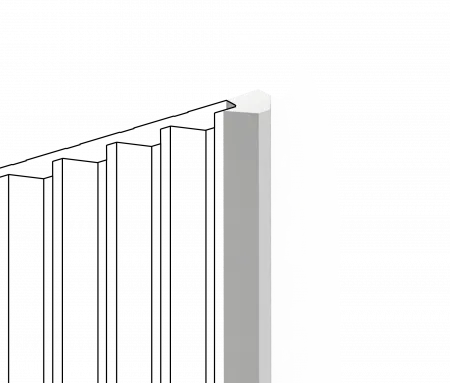 Финишный молдинг HIWOOD LF136B NP