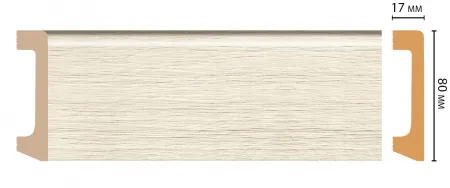 Плинтус напольный Decomaster D235-1070