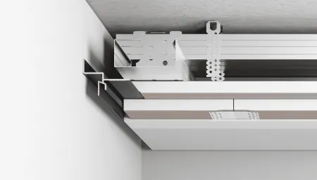 Теневой профиль для потолка Ликорн С-06.2.3 Чёрный