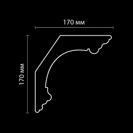 Карниз потолочный гипсовый Artpole SKT209