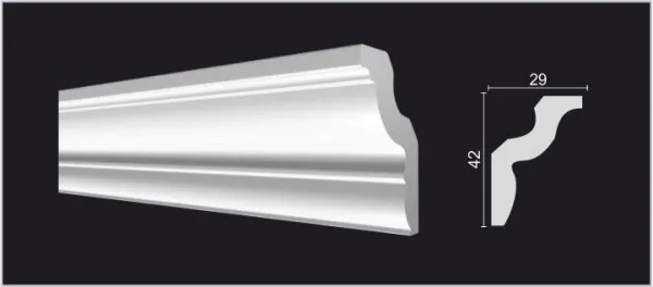 Карниз потолочный DECOR DIZAYN DD22