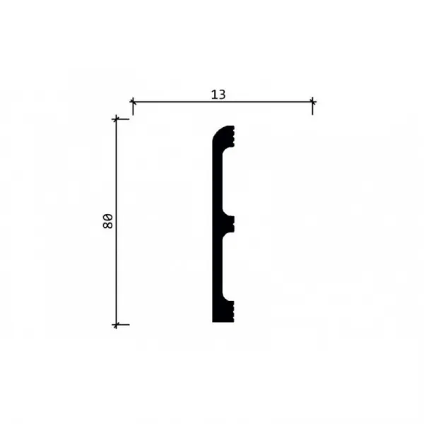 Плинтус напольный DECOR DIZAYN DD706E Гибкий
