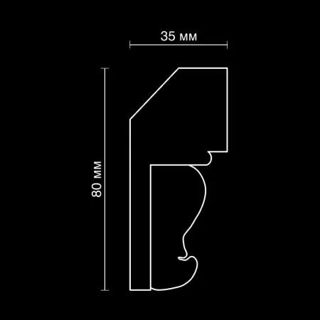 Карниз потолочный гипсовый Artpole SK256