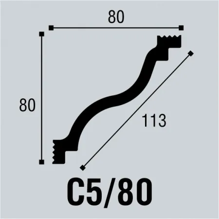Карниз потолочный Bello Deco С5