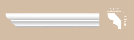 Карниз потолочный Decomaster A211