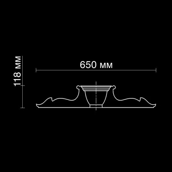 Розетка потолочная Artpole SRT141
