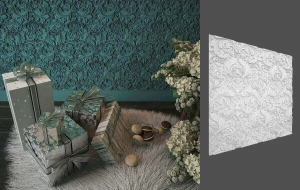 Гипсовая 3D панель Deco Line C-06