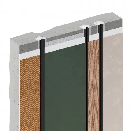 Разделительный теневой профиль D00X Титановый