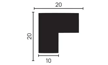 Внешний угол DECOR DIZAYN DD802