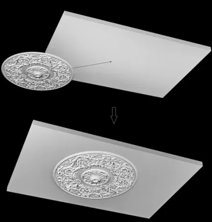 Розетка потолочная Artpole SR101N/V (наборная)