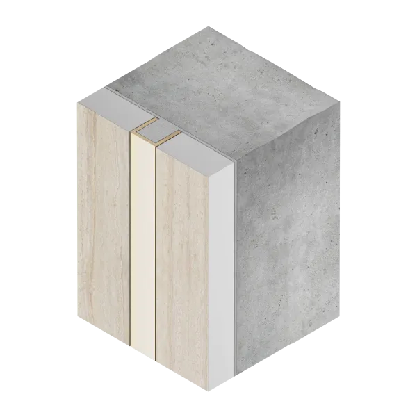 П- образный профиль латунь NEEXY 6 х 10 мм (латунь хромированная)