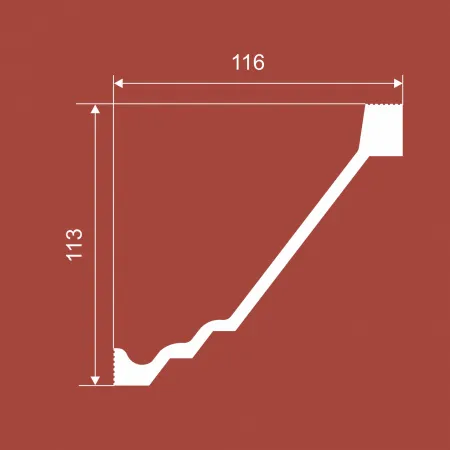 Карниз потолочный COSCA KX054