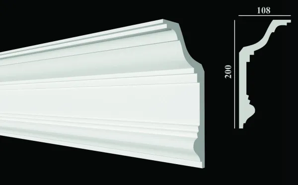 Карниз потолочный DECOR DIZAYN DD513